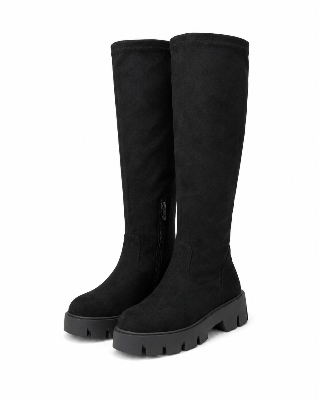 BOTAS ALTAS - TIPO BARCA - NEGRO