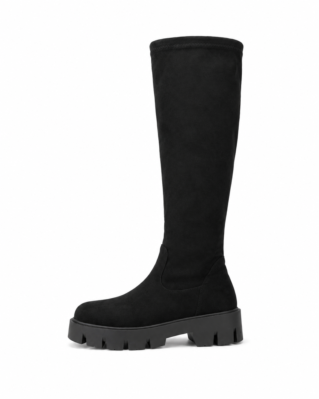BOTAS ALTAS - TIPO BARCA - NEGRO