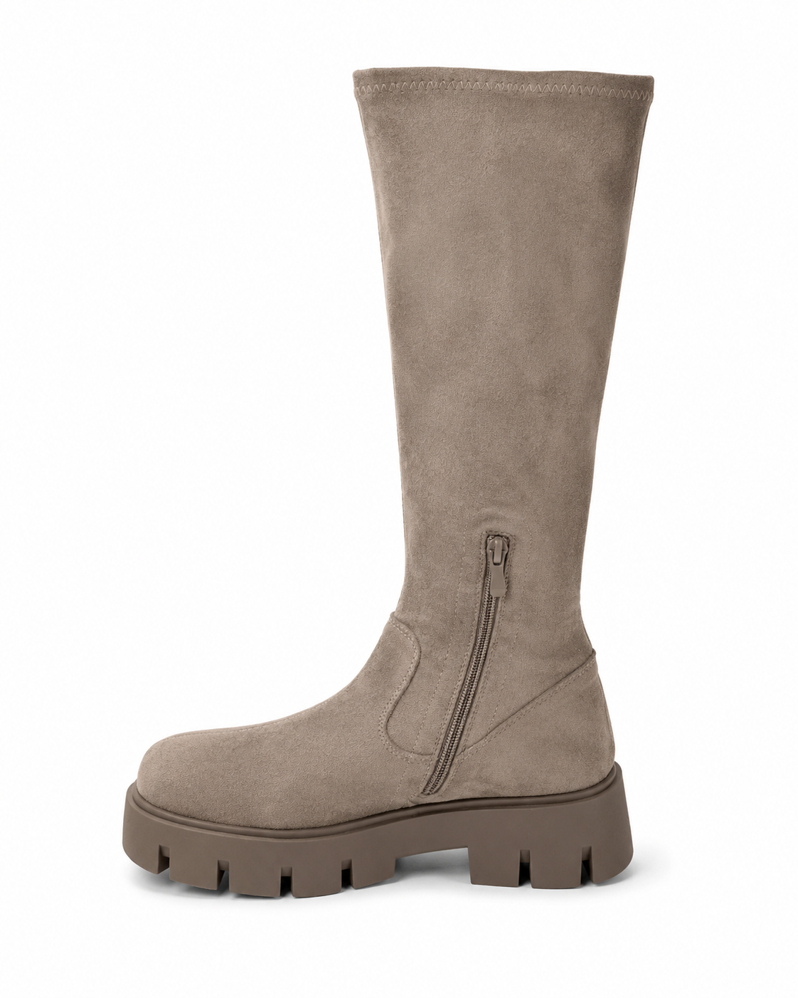 BOTAS ALTAS - TIPO BARCA - BEIGE