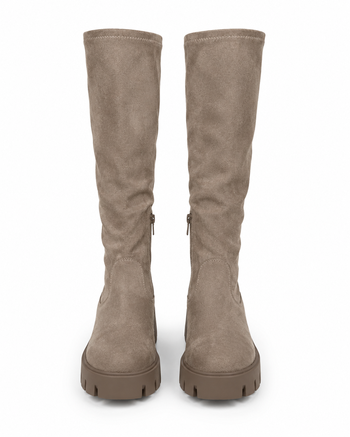 BOTAS ALTAS - TIPO BARCA - BEIGE