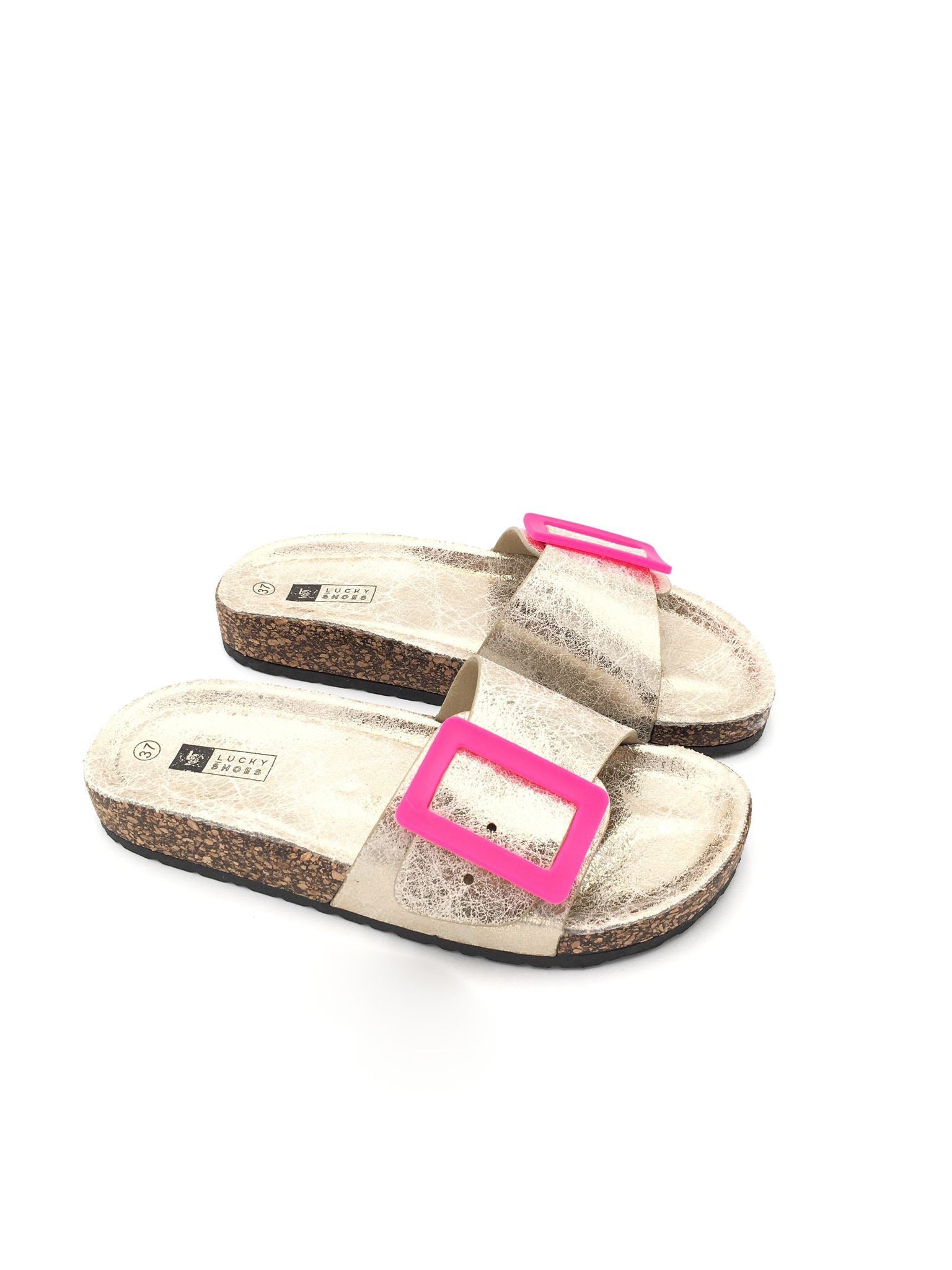 SANDALIAS TOQUE FUXIA - ESTILO MIAMI