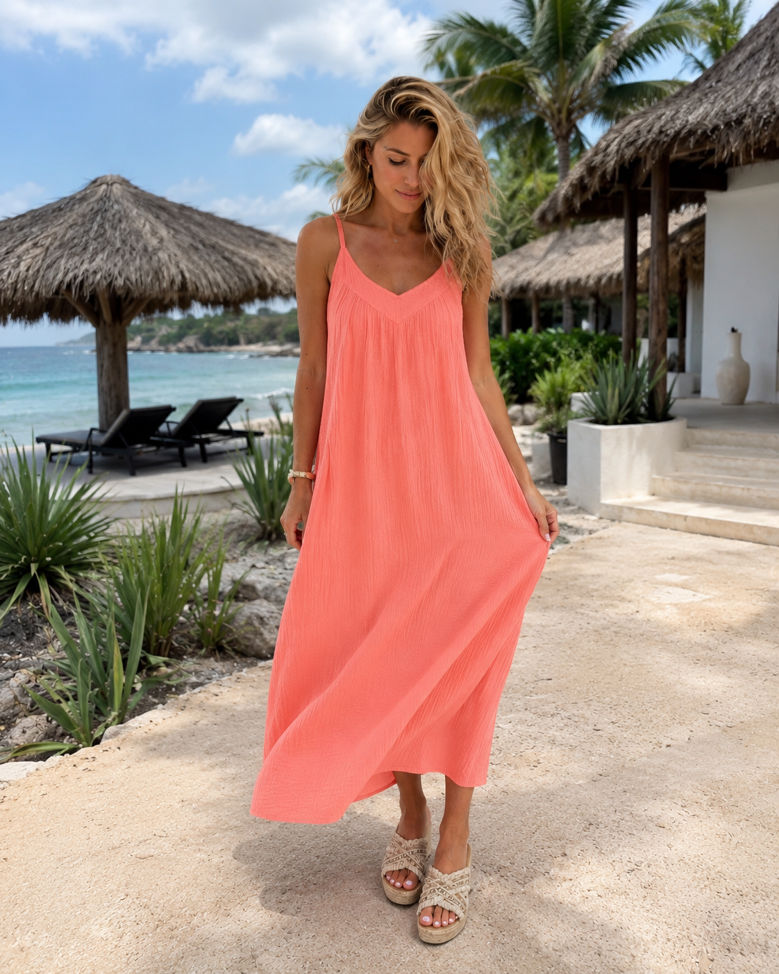 VESTIDO PLAYA - LARGO