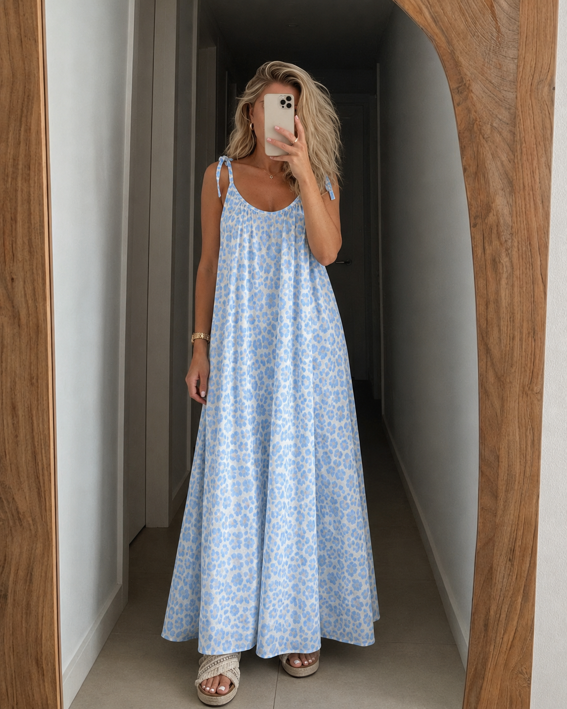 VESTIDO TIPO CASUAL - TALLA UNICA