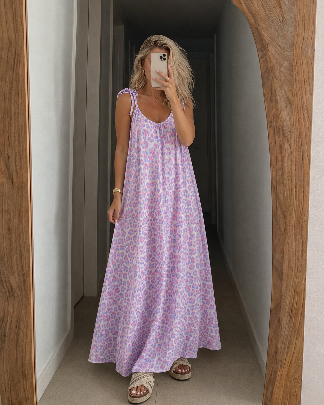 VESTIDO TIPO CASUAL - TALLA UNICA