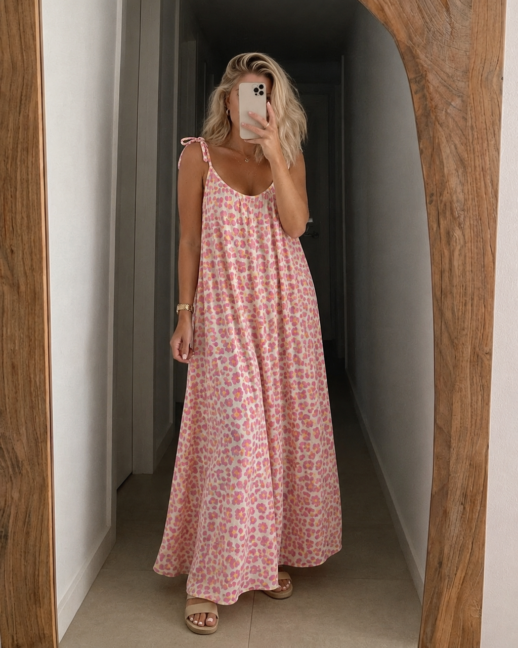 VESTIDO TIPO CASUAL - TALLA UNICA
