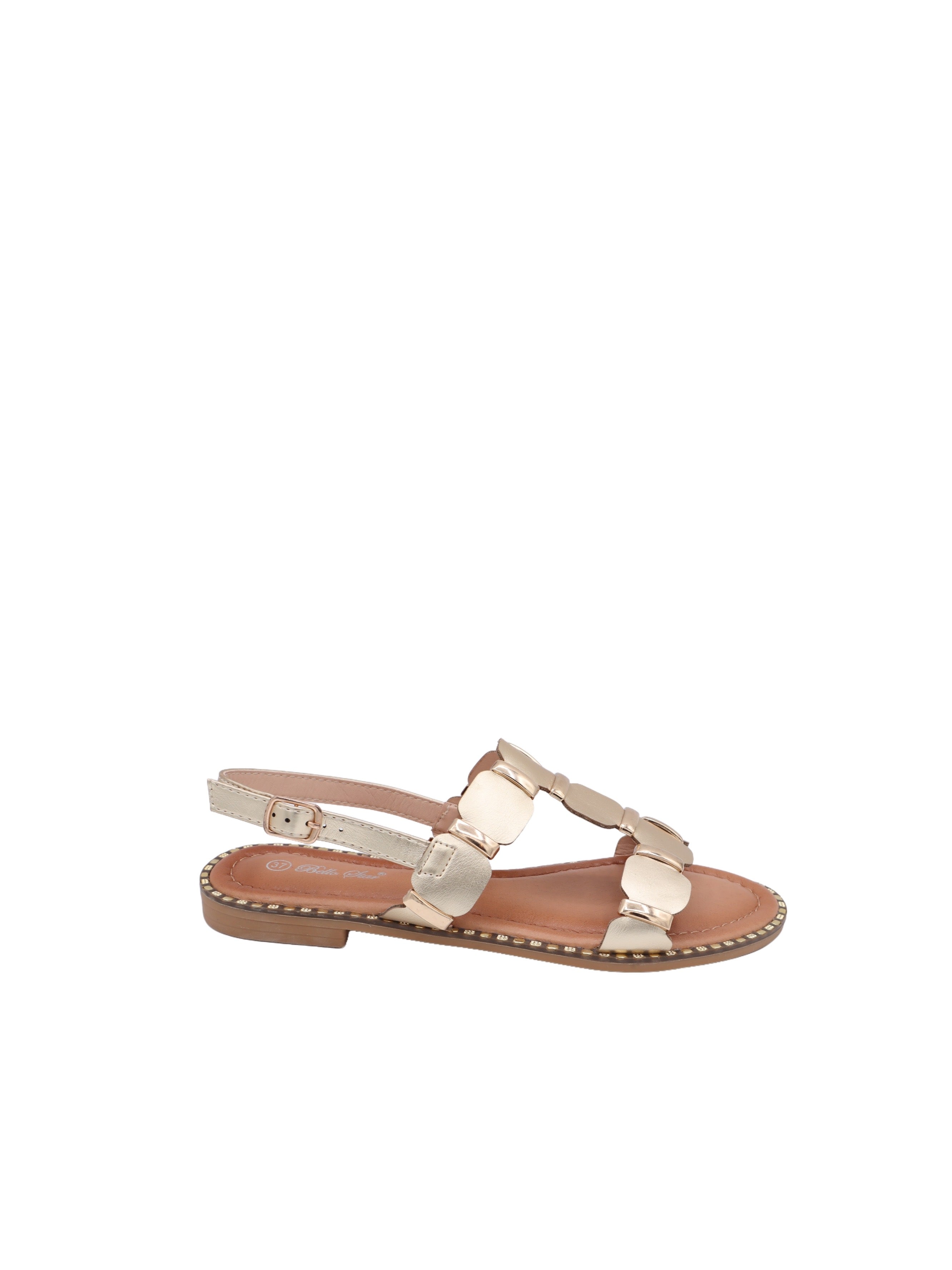 SANDALIAS DORADAS