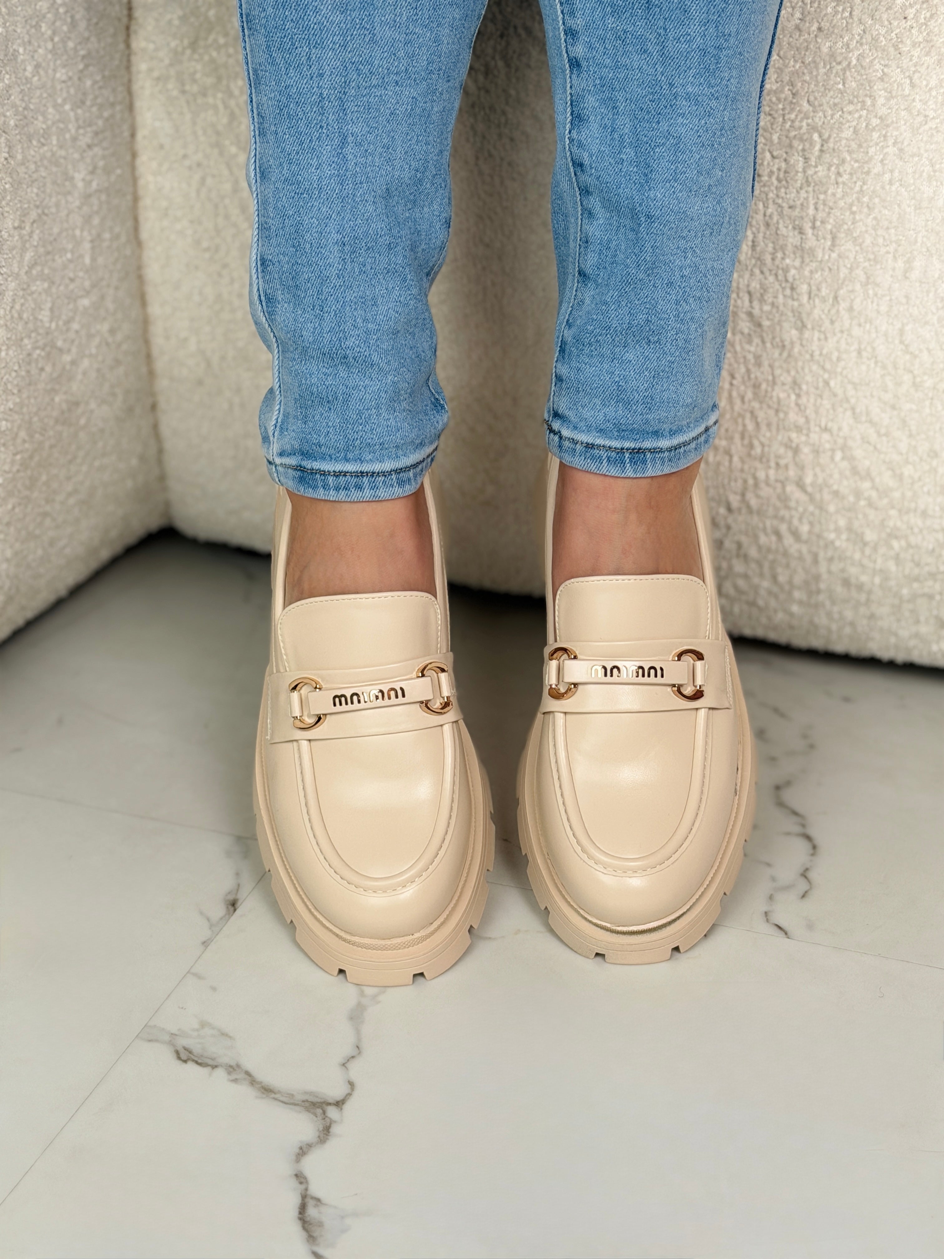 MOCASIN CON SUELA 3 CM