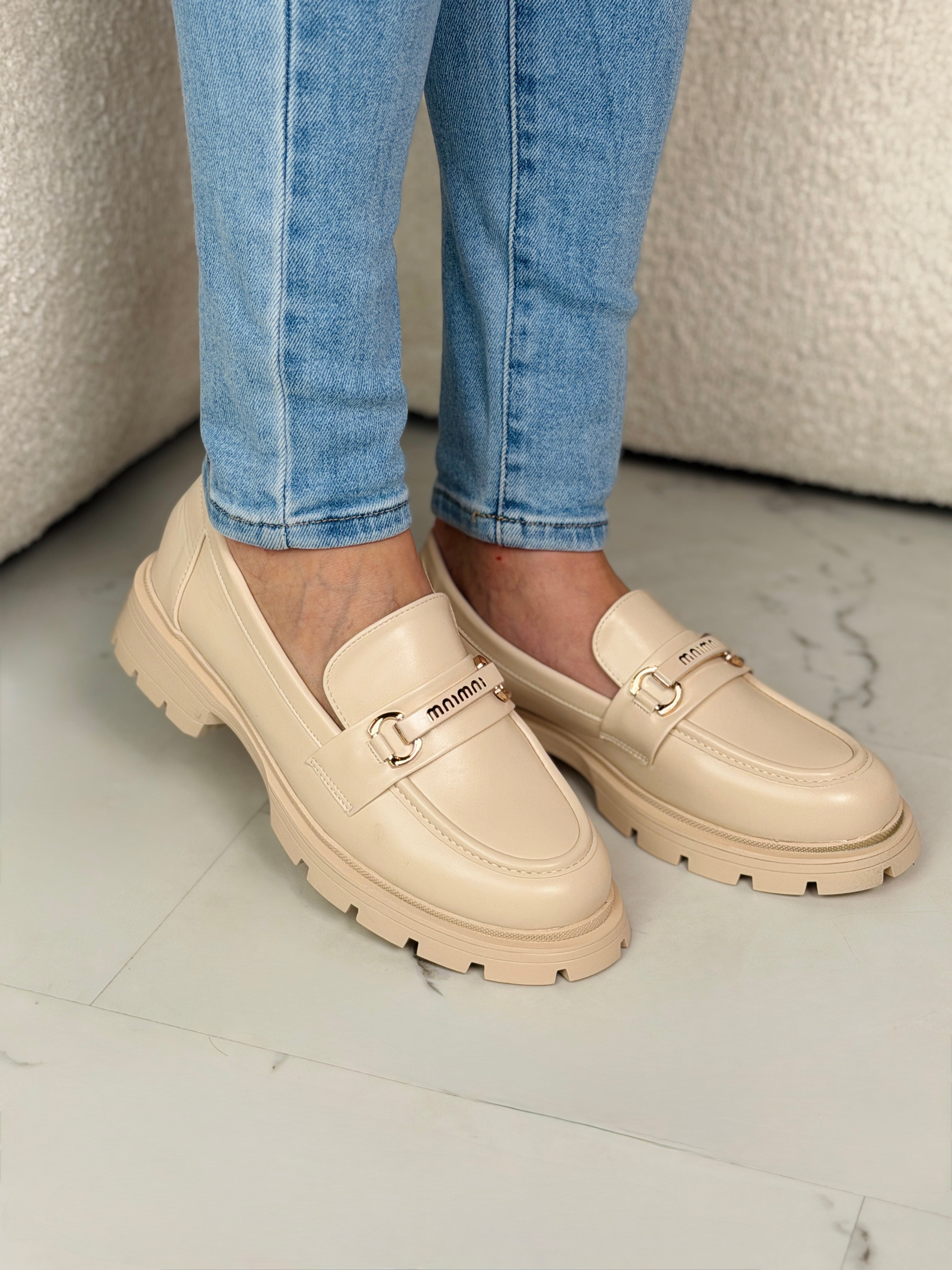 MOCASIN CON SUELA 3 CM