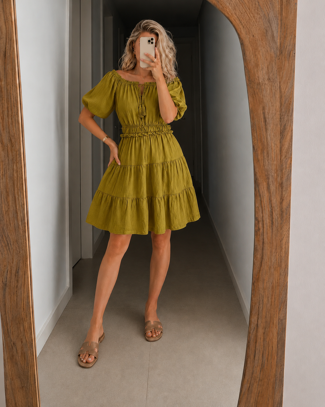 VESTIDO SIN HOMBROS - TALLA UNICA