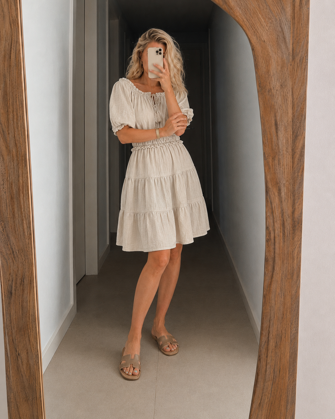 VESTIDO SIN HOMBROS - TALLA UNICA