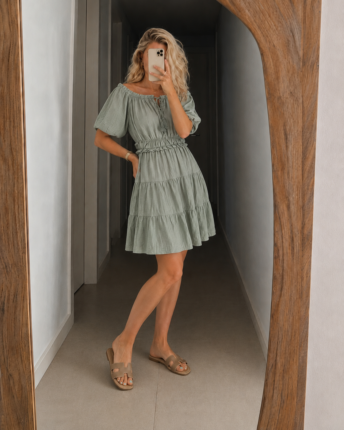 VESTIDO SIN HOMBROS - TALLA UNICA