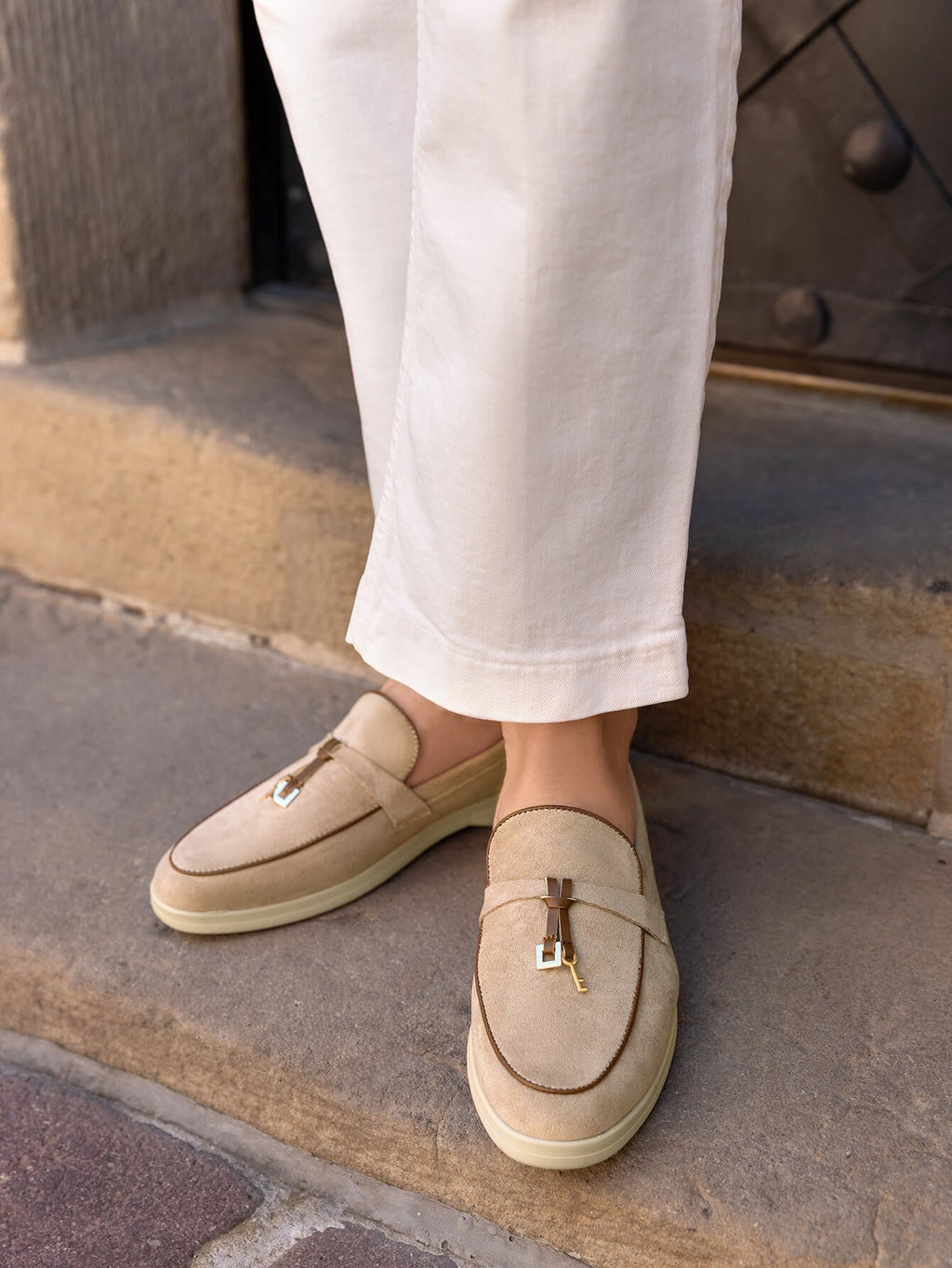 MOCASINES ELGANTES - BEIGE